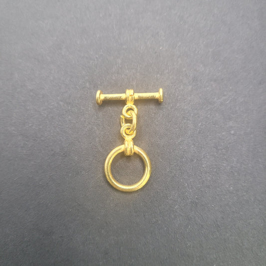 Vermeil Small Toggle Clasp.