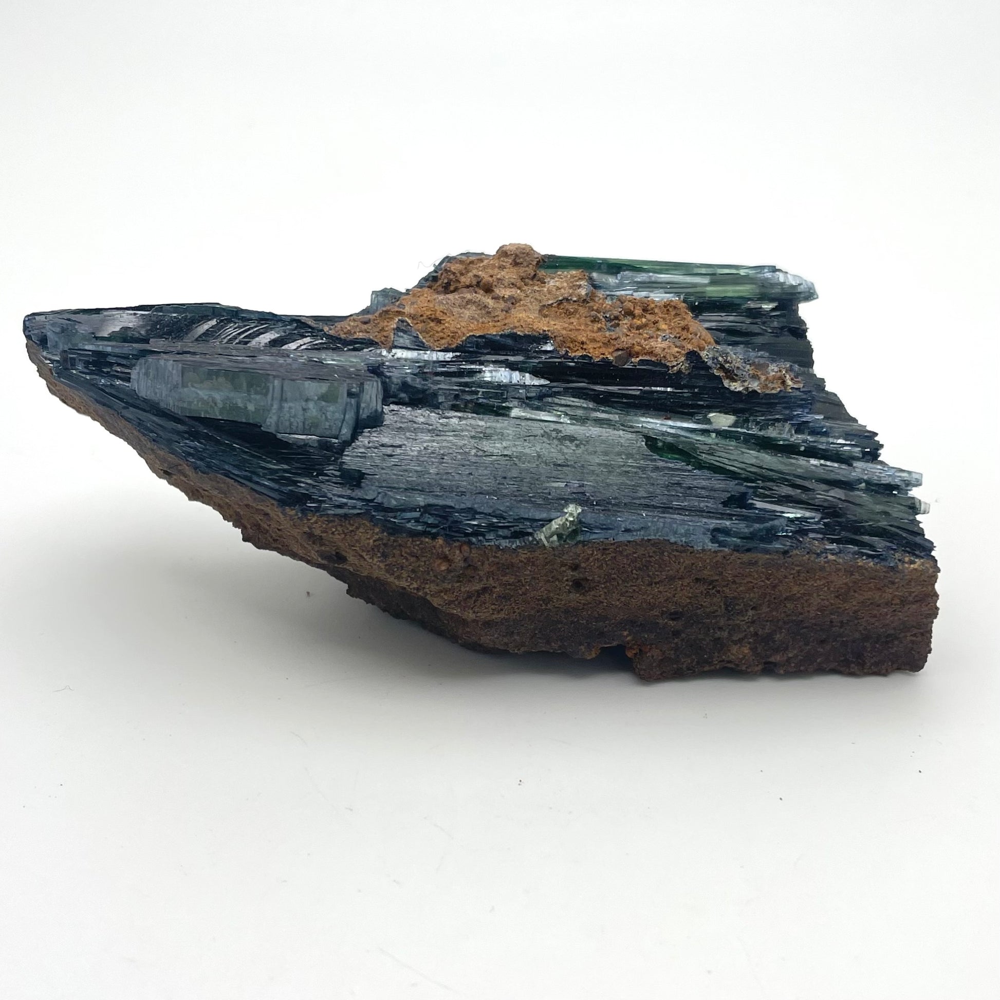 Vivianite On Rough Specimen.