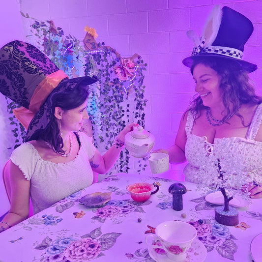 Whimsical Alice in Wonderland Tea Party and Bracelet Making