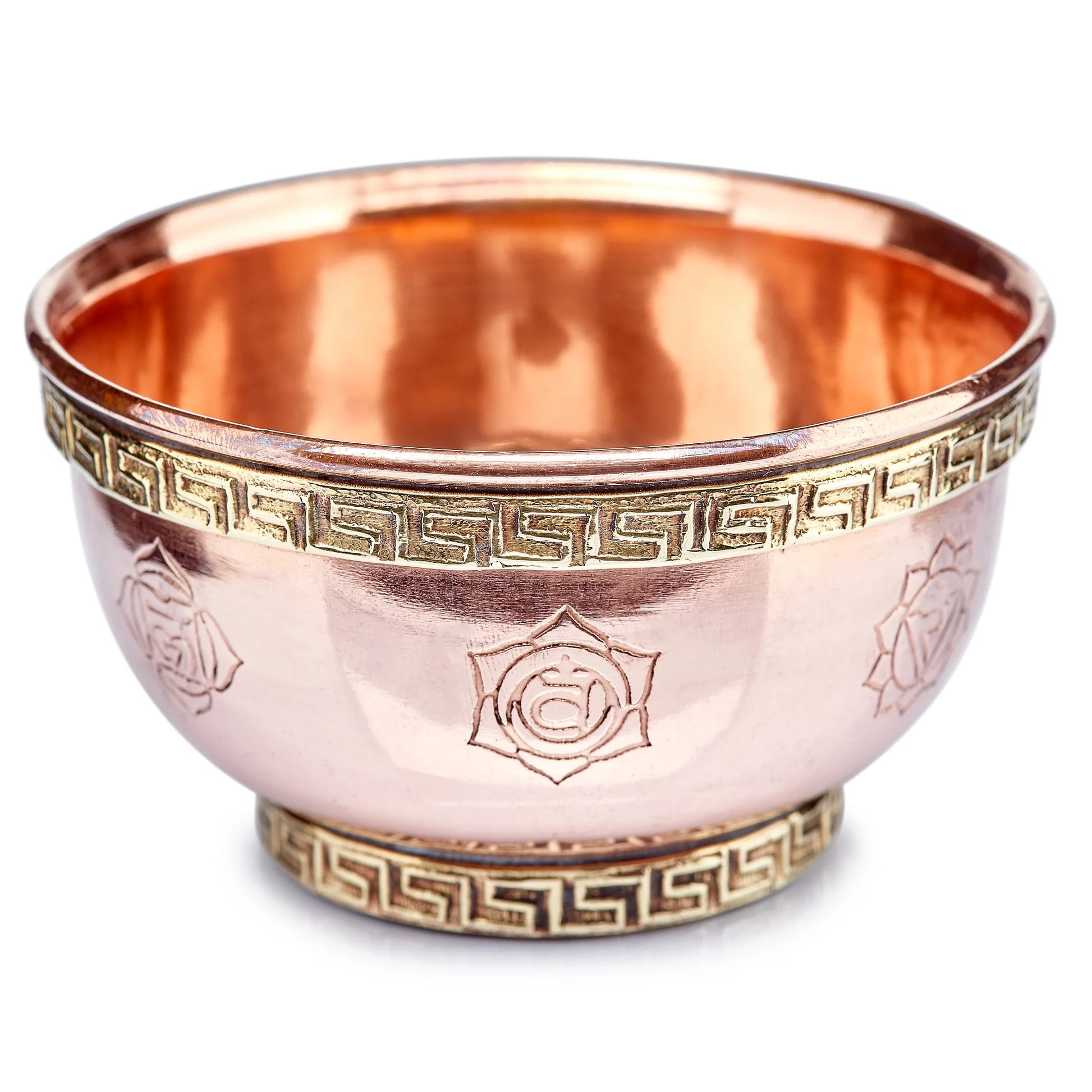 Copper Offering Bowl Chakras.