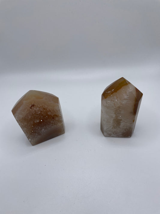 Druzy Agate Tower