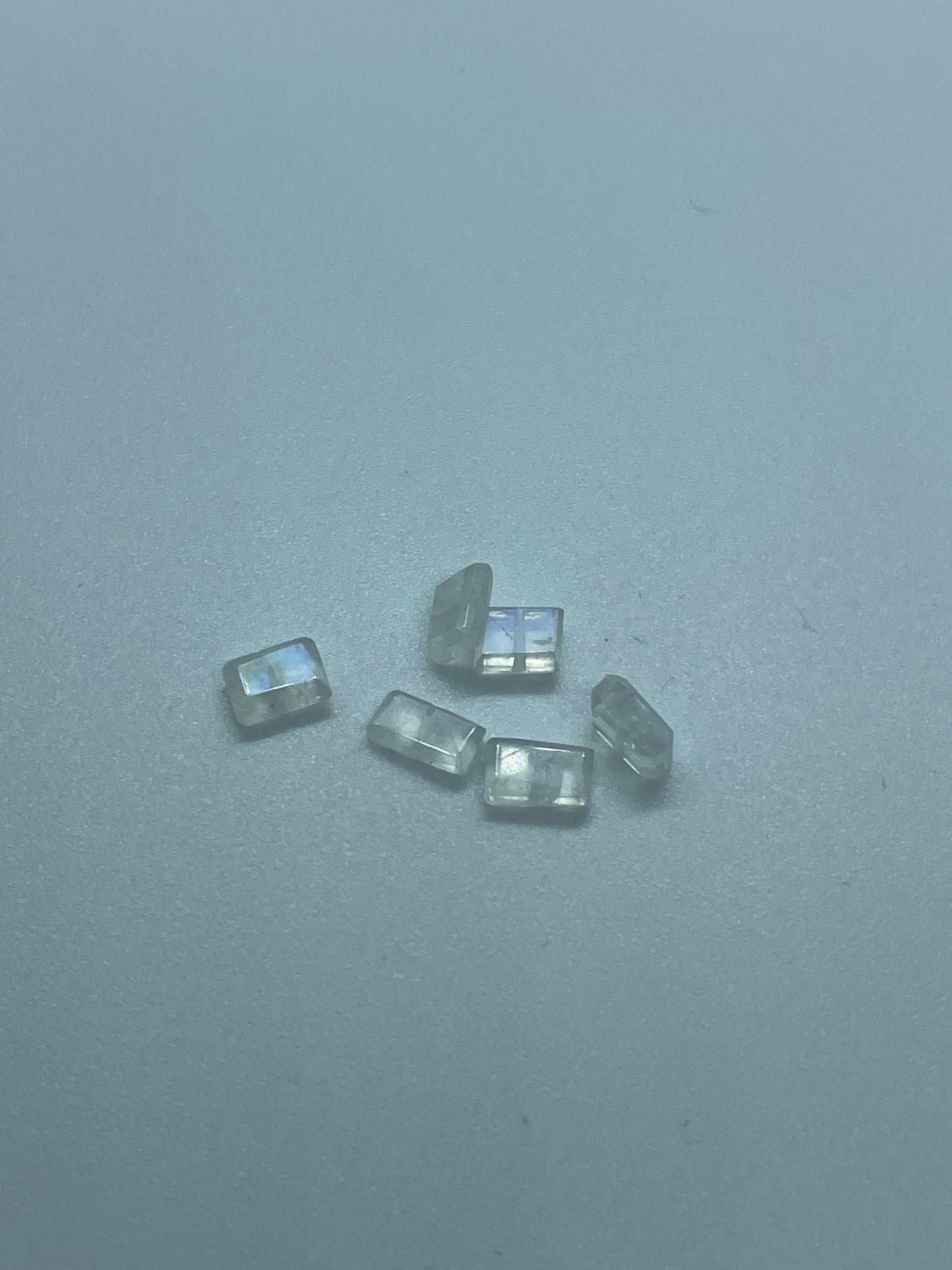 7-10mm Moonstone Square Single Bead