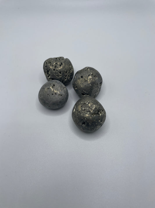 Pyrite Tumbled Stone