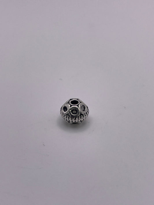 Pewter Circle Bead 1.30