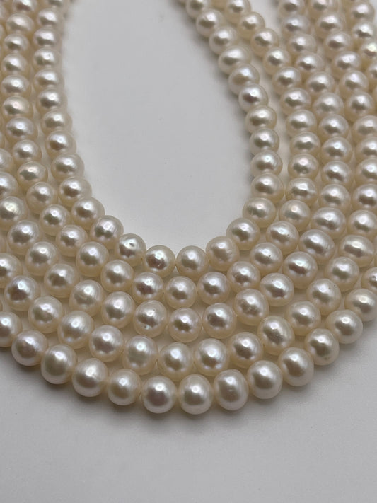 5.5-6mm White Potato pearl