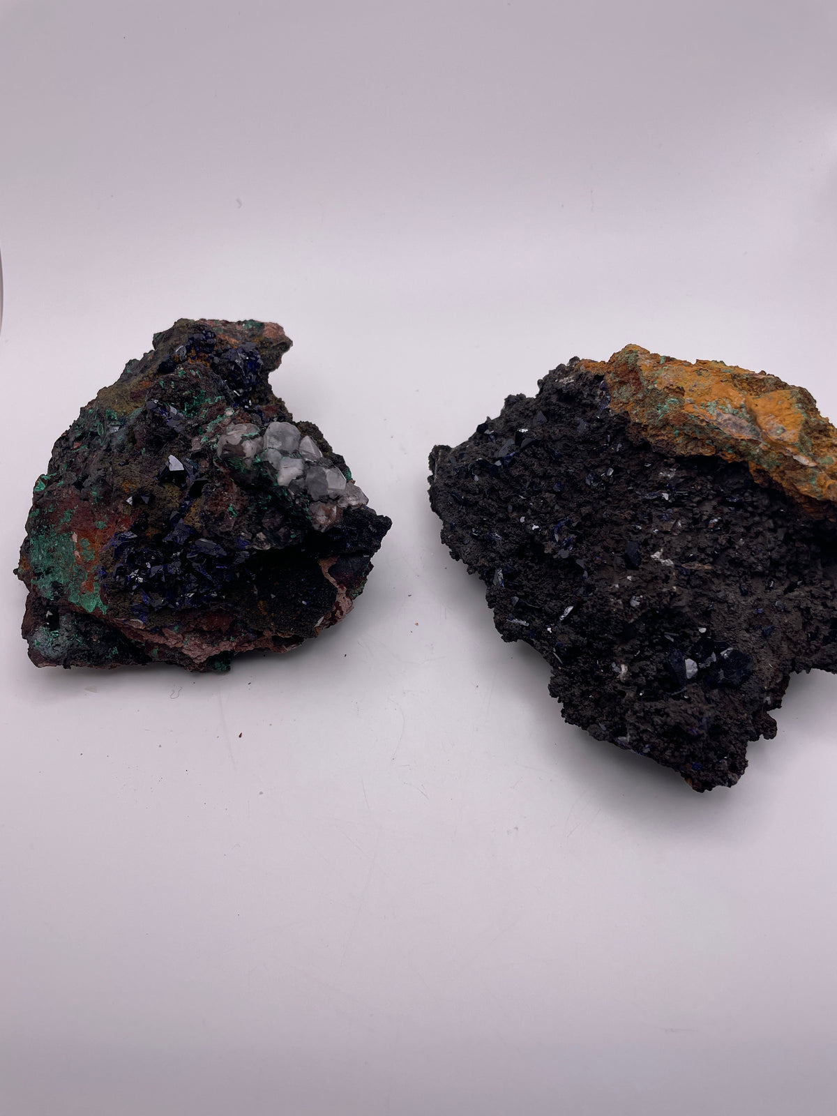 Azurite Malachite Specimen Cluster Large