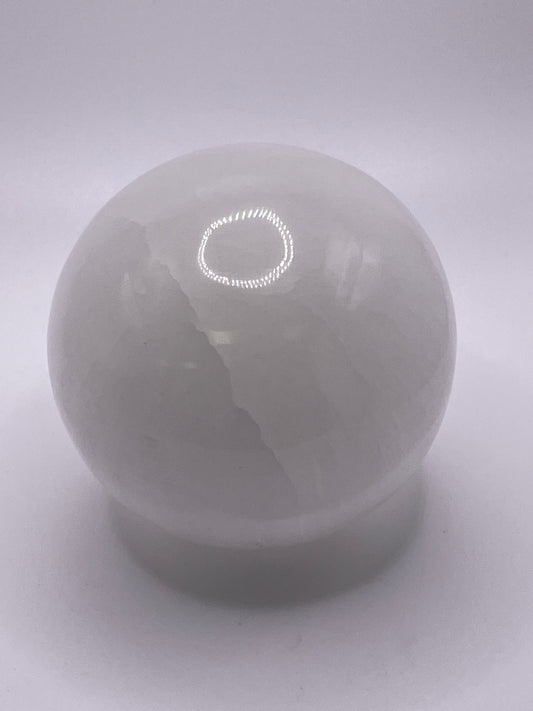 Medium Selenite Sphere 80mm