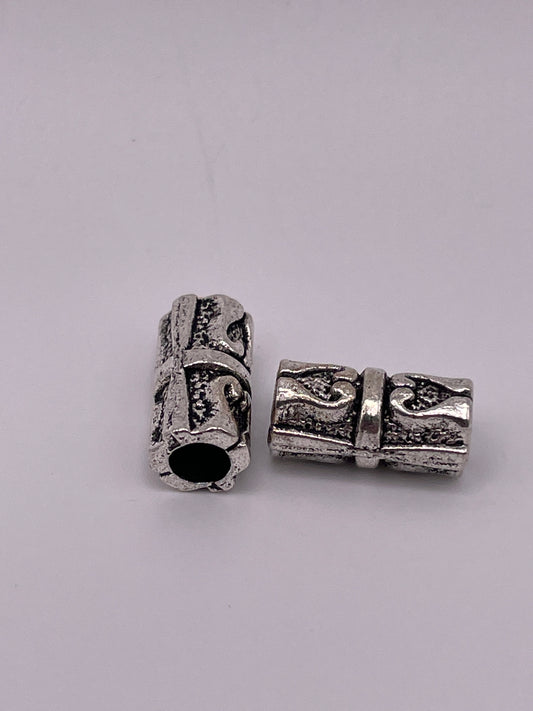 Pewter Bead Cylinder .95