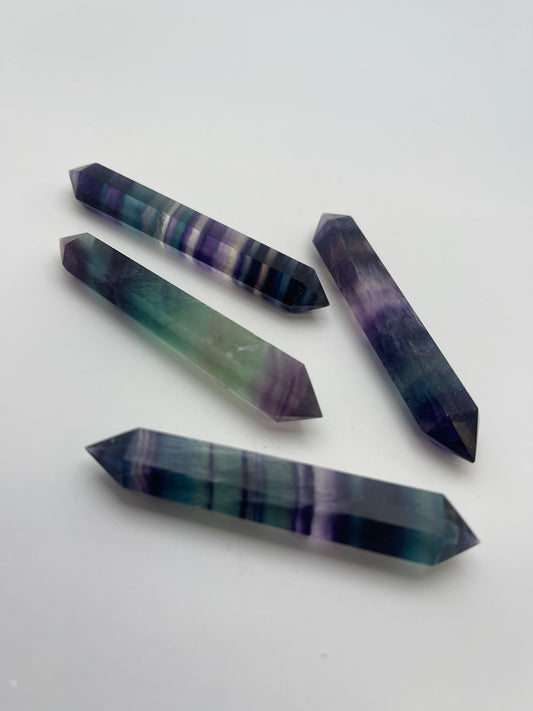 Fluorite Double Terminated Wand