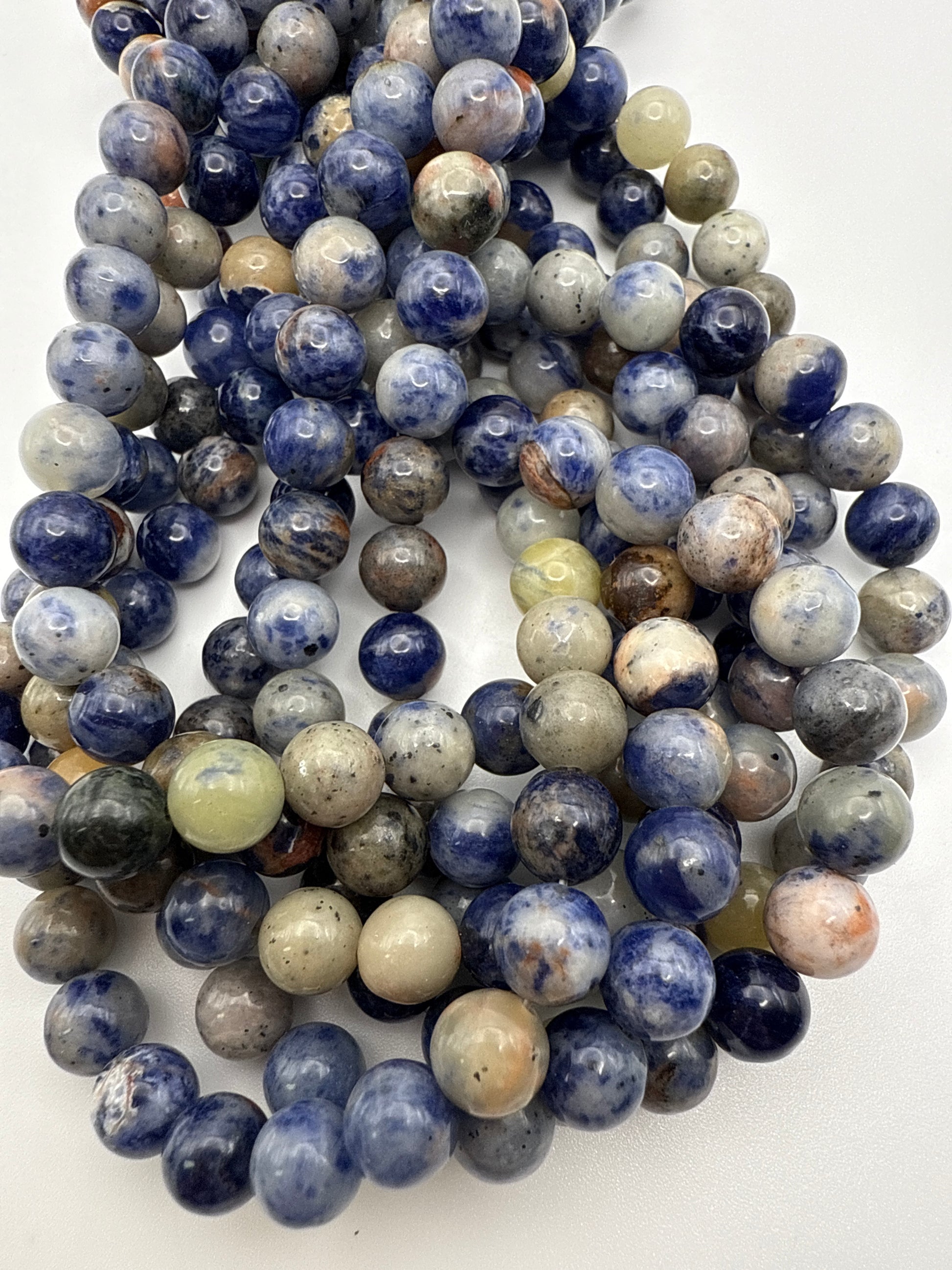 8mm Sodalite Round Beads