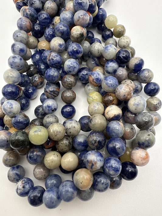 8mm Sodalite Round Beads