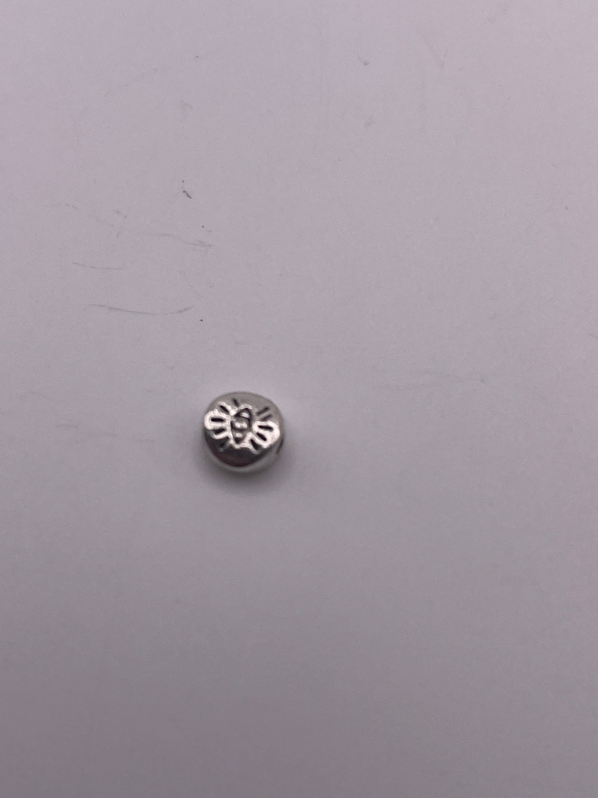 Pewter eye Bead .35