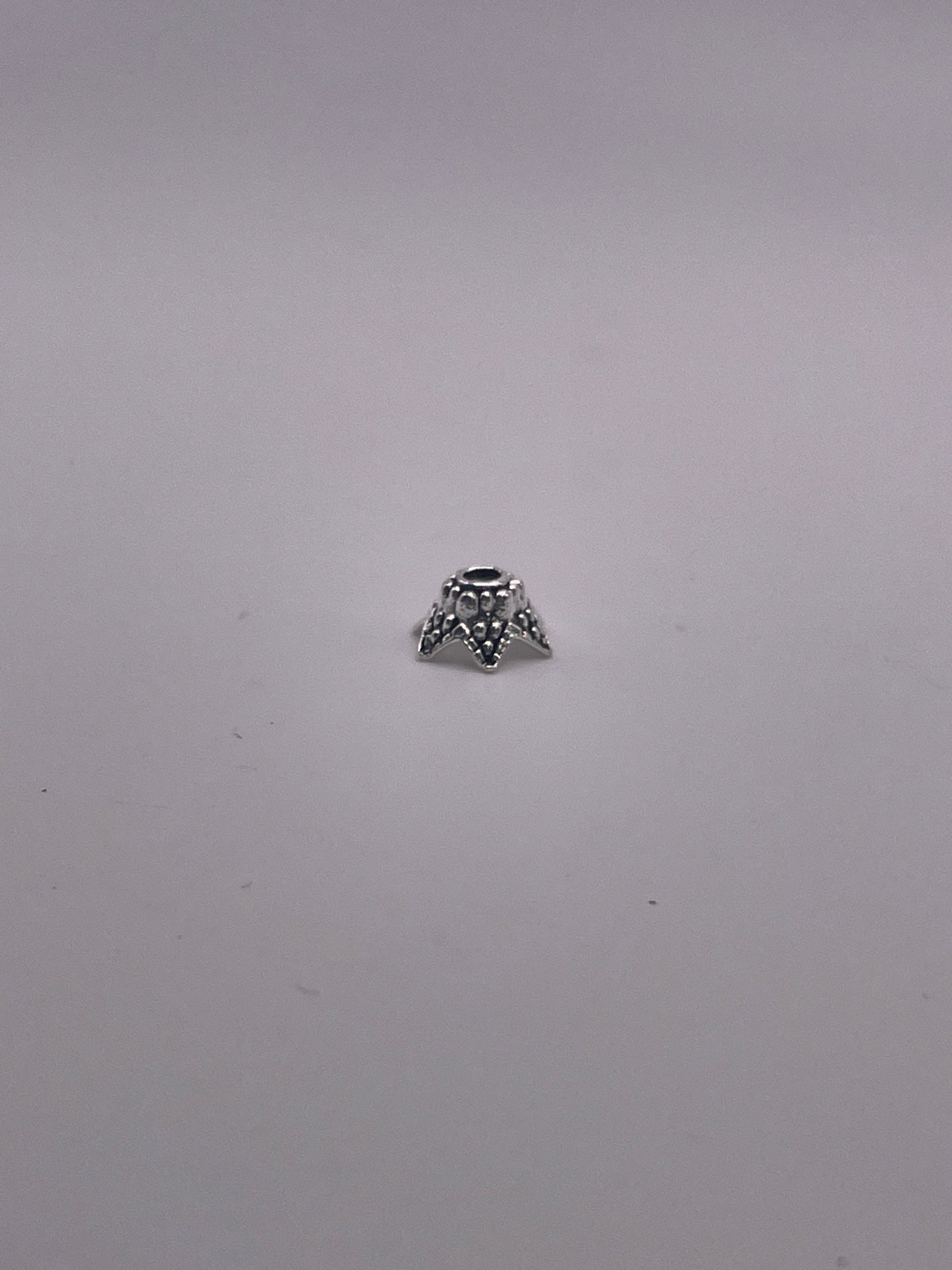 Pewter Bubbly Bead Cap .45