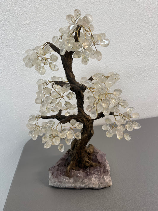 Quartz Bonsai Tree 17” Tall