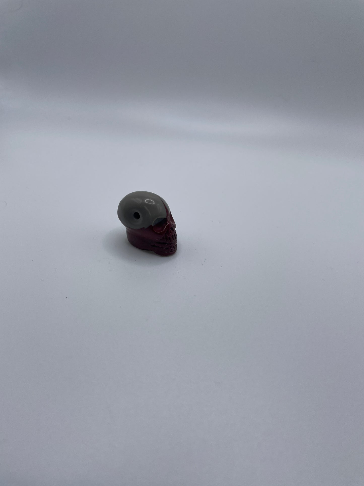 Gemstone Skull Bead
