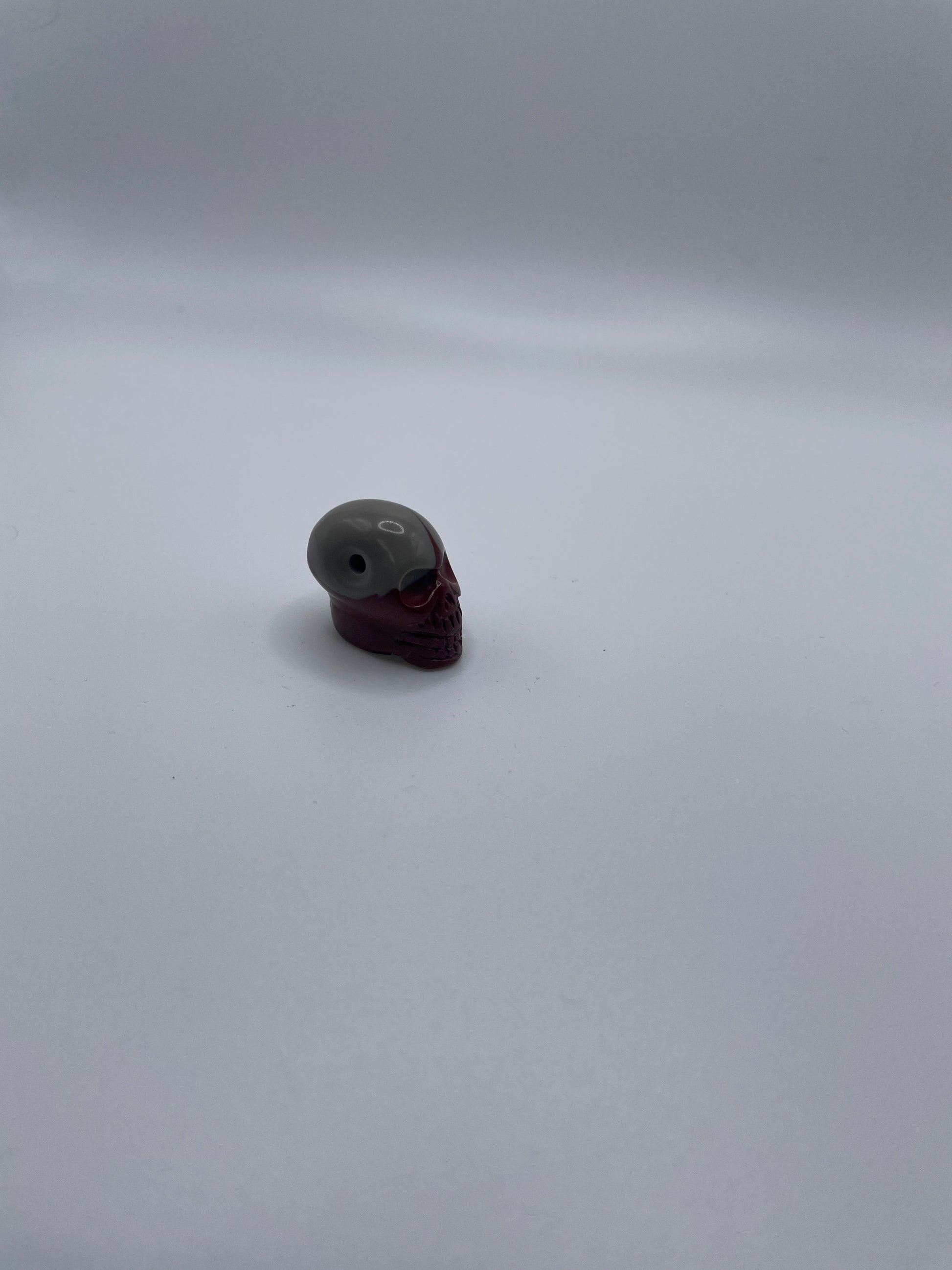 Gemstone Skull Bead
