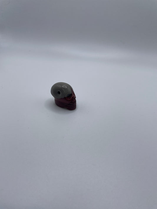 Gemstone Skull Bead