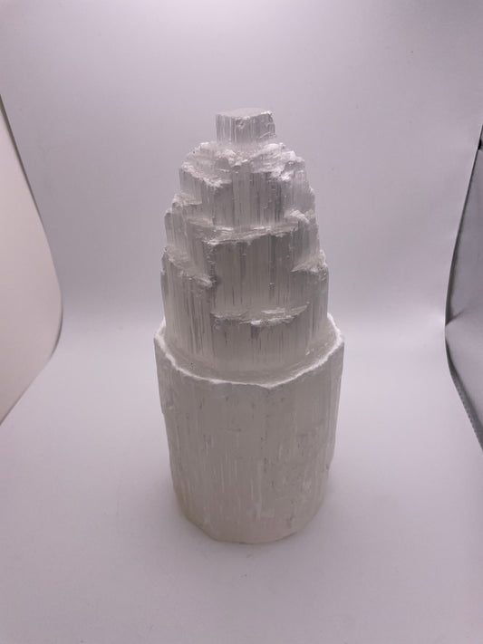 Selenite Mini Tower 7 1/2