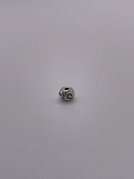 Pewter Swirl Bead .45