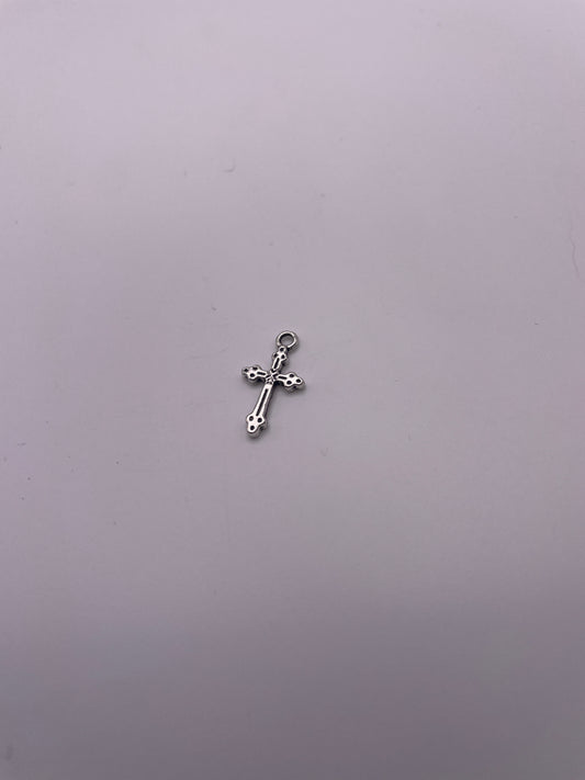 Pewter Cross Charm .95