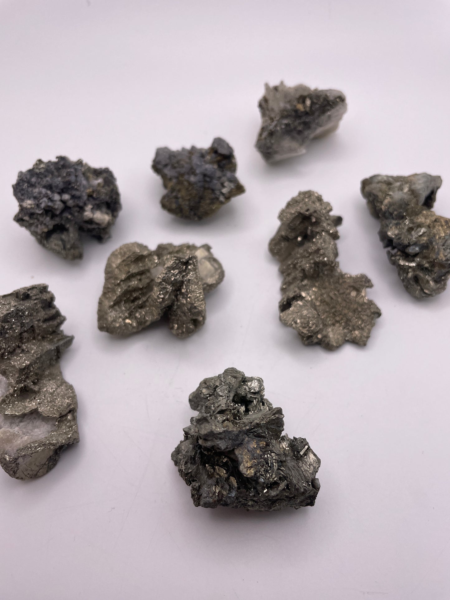 Pyrite On Baryte Medium