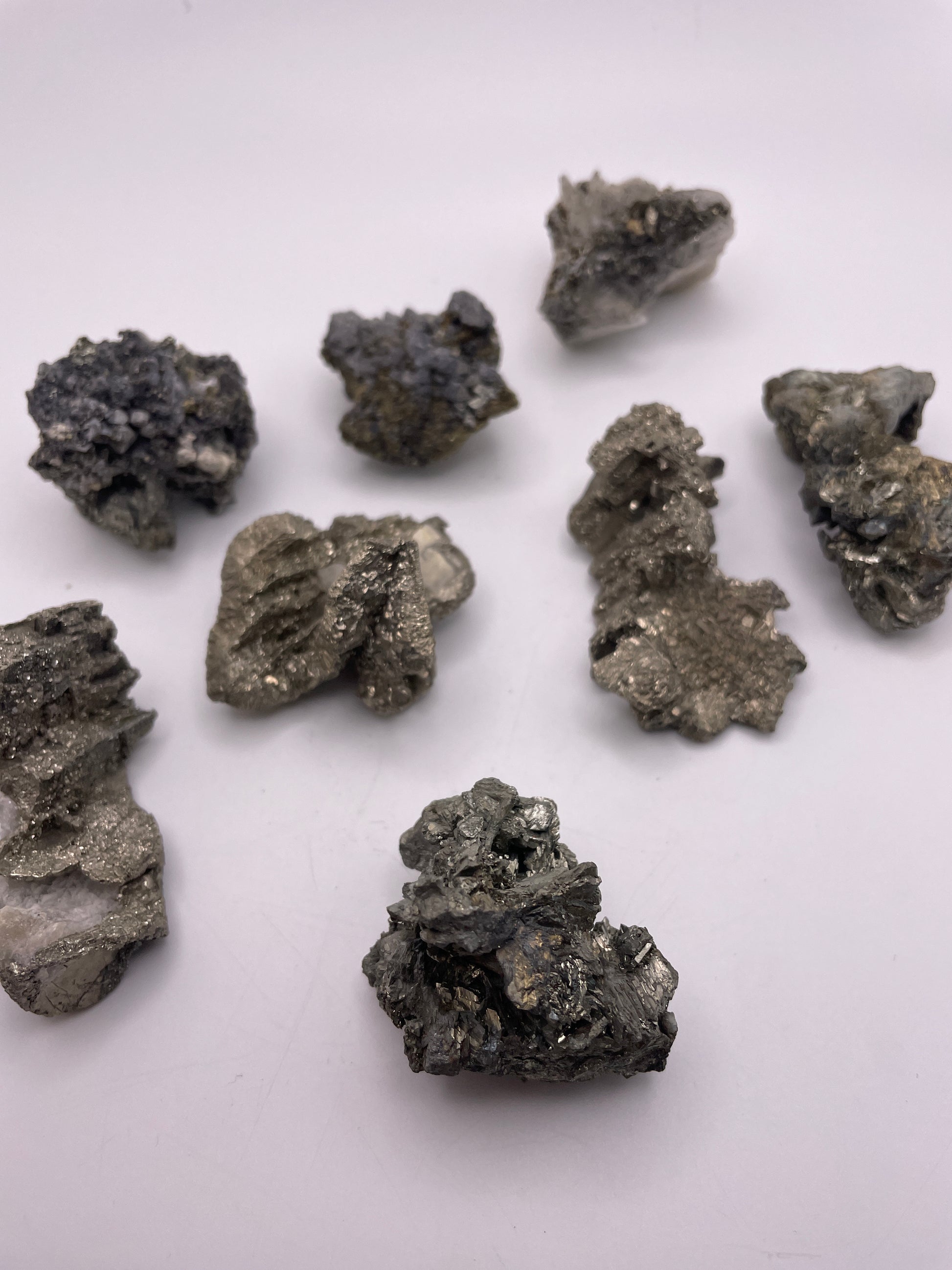 Pyrite On Baryte Medium