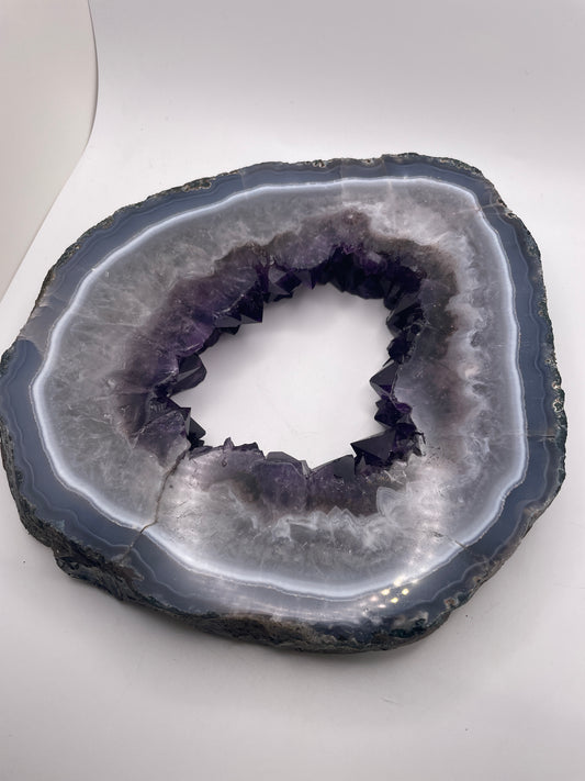 Amethyst Geode Slice Specimen 246