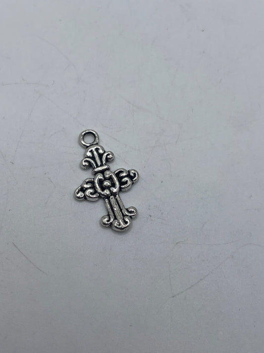 Pewter Cross Charm