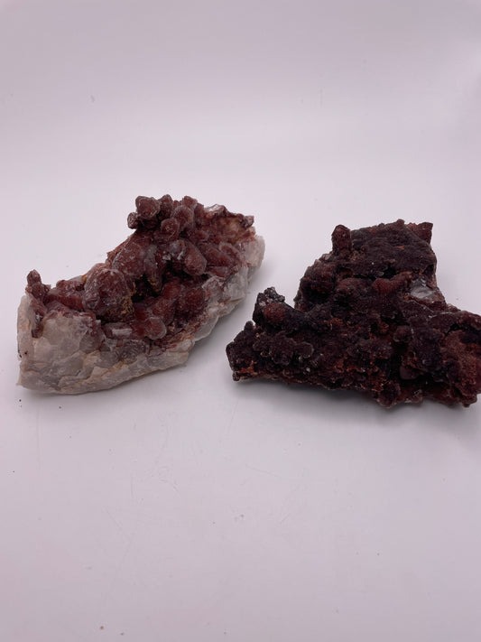 Hematite Quartz Cluster