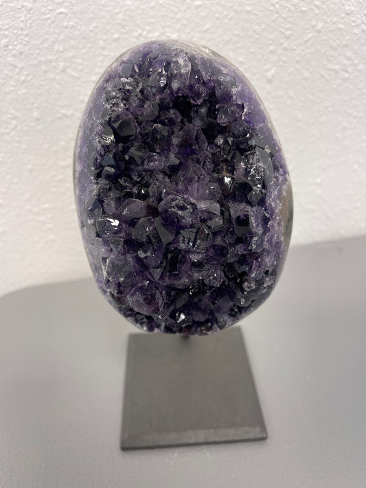 Amethyst Geode on Stand 9”