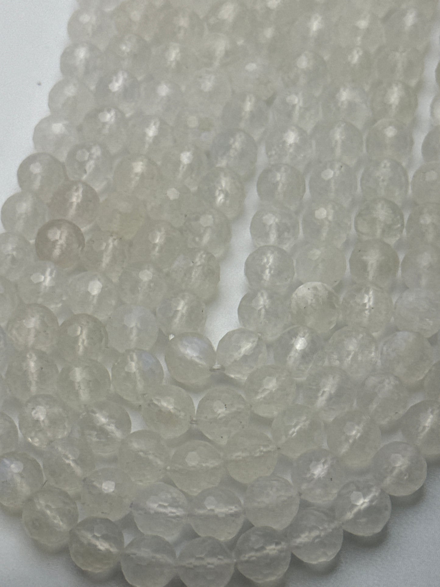 8mm Moonstone AA Faceted Round