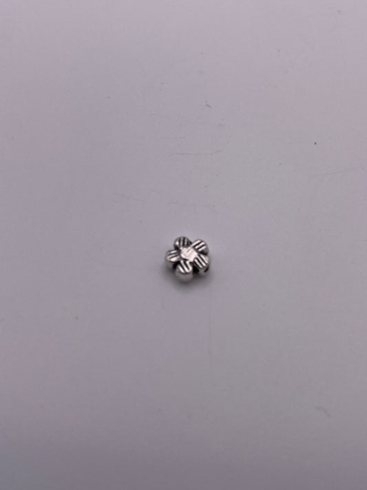 Pewter Flower Bead .35