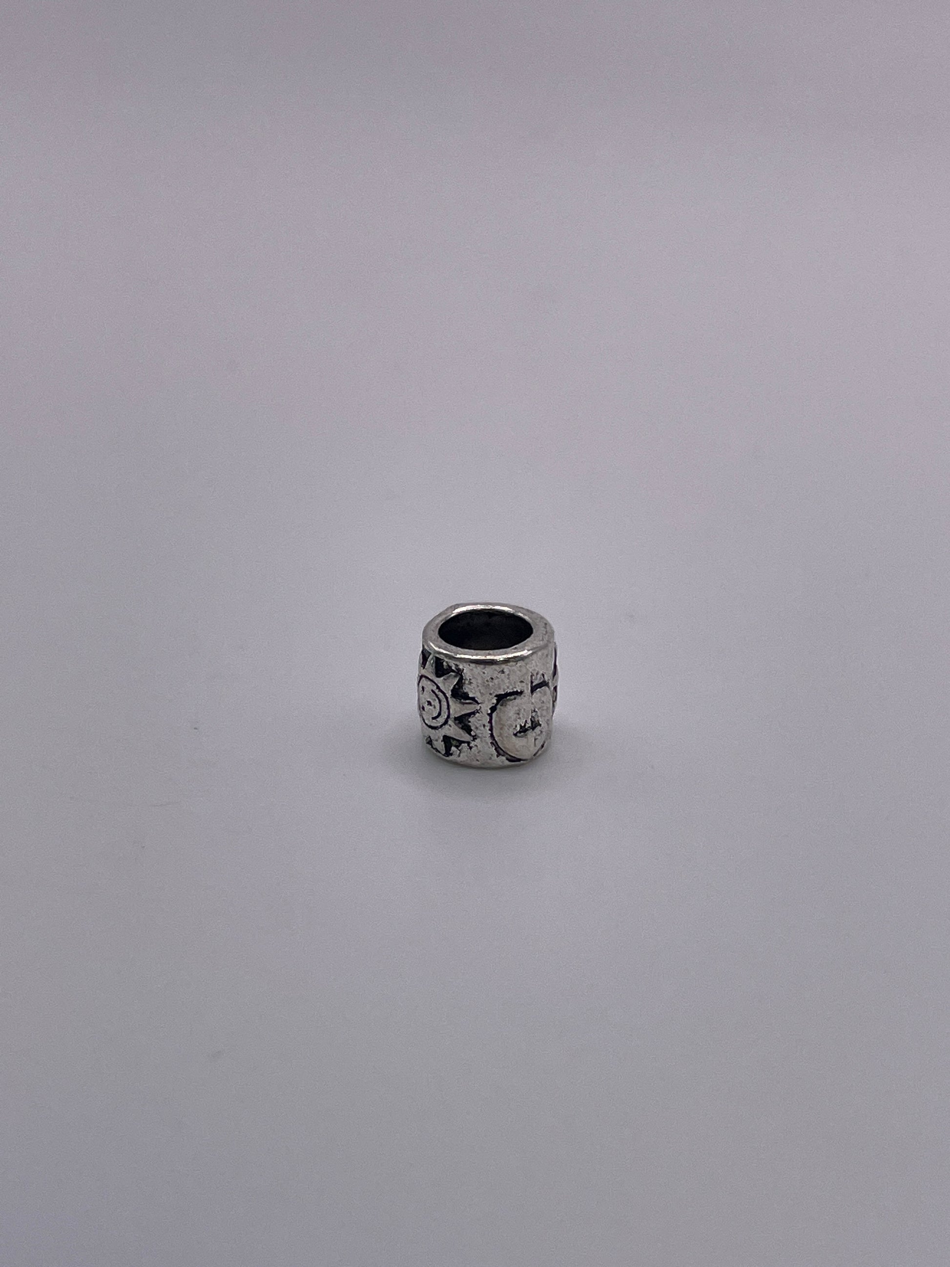 Pewter Sun & Moon Pewter Bead .95