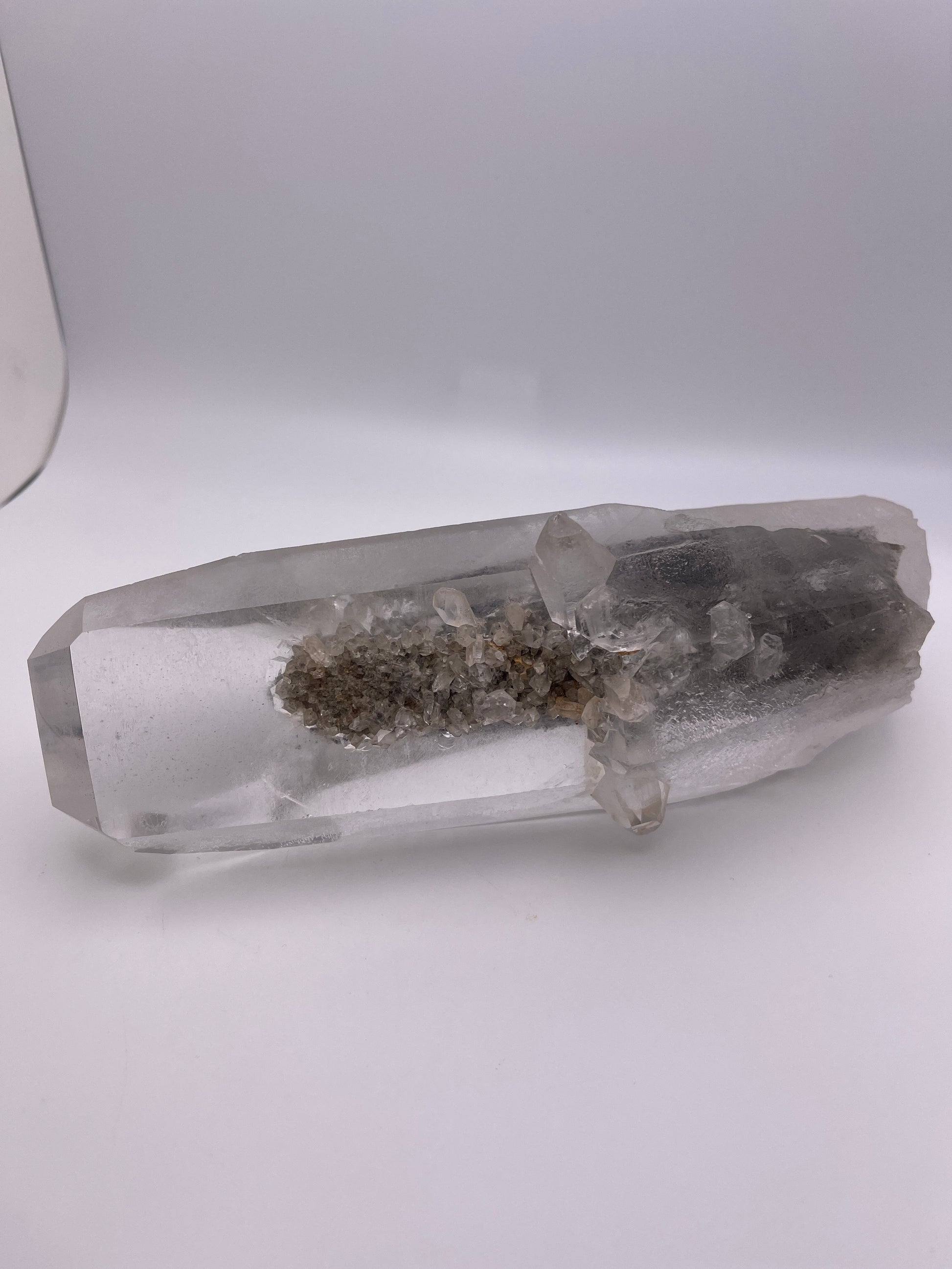 Lumerian Rutilated Phantom Quartz Crystal Cluster 1530.00