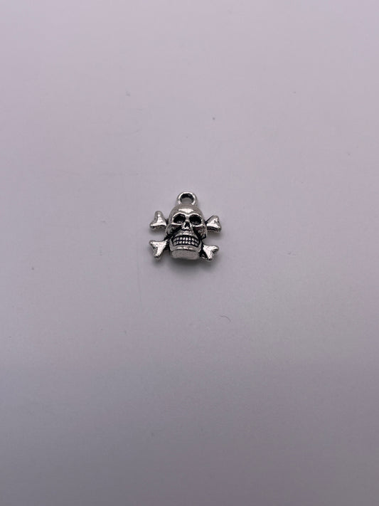 Pewter Skull & Crossbones .95