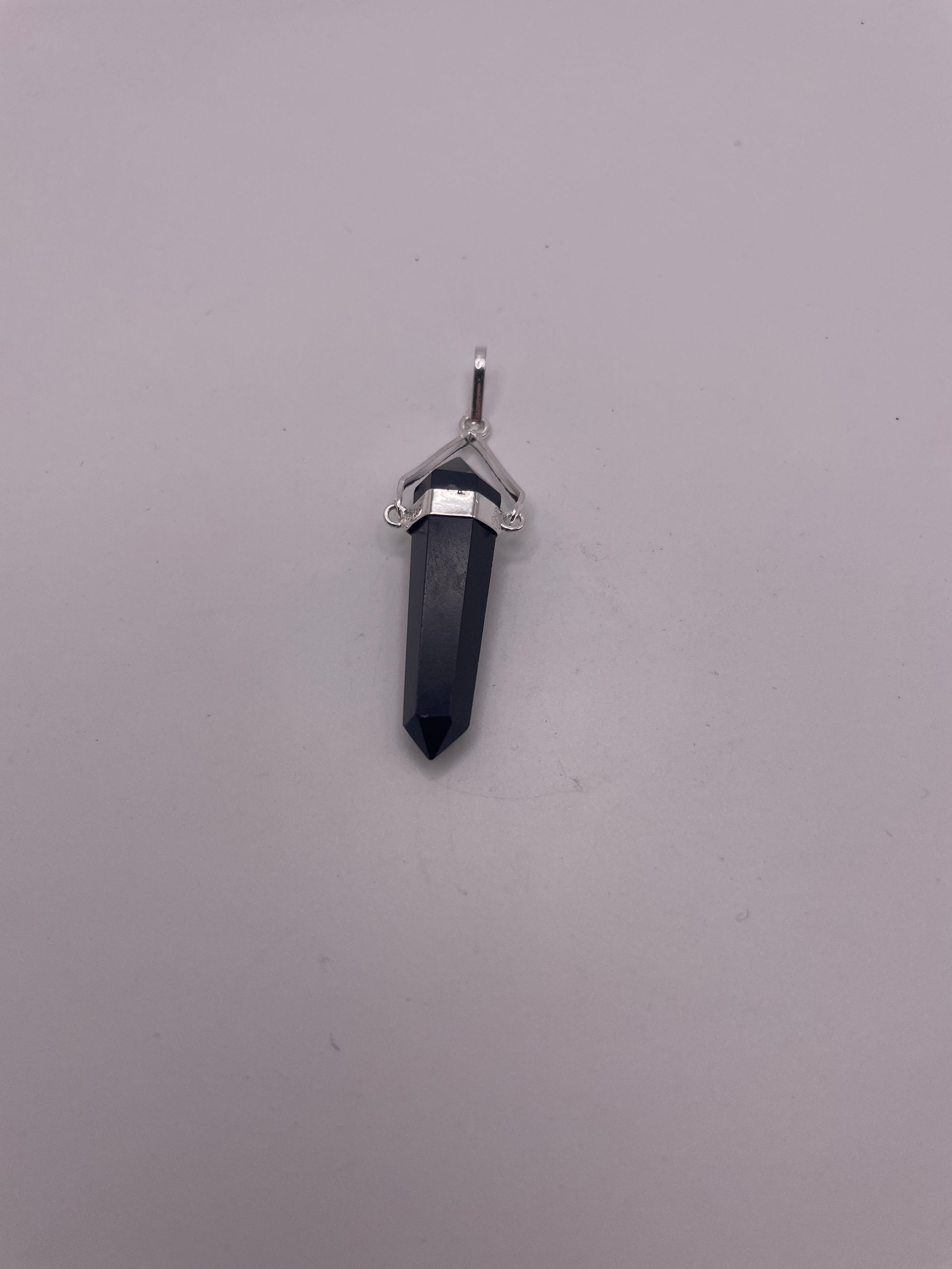 Black Obsidian Point Pendant