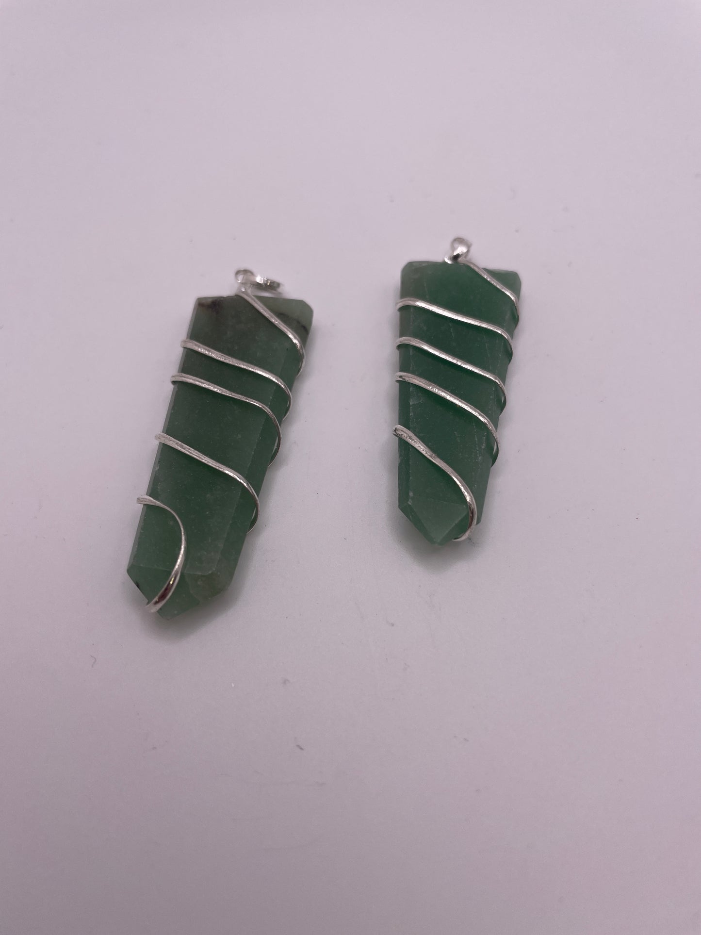 Aventurine Point Pendant Spiral