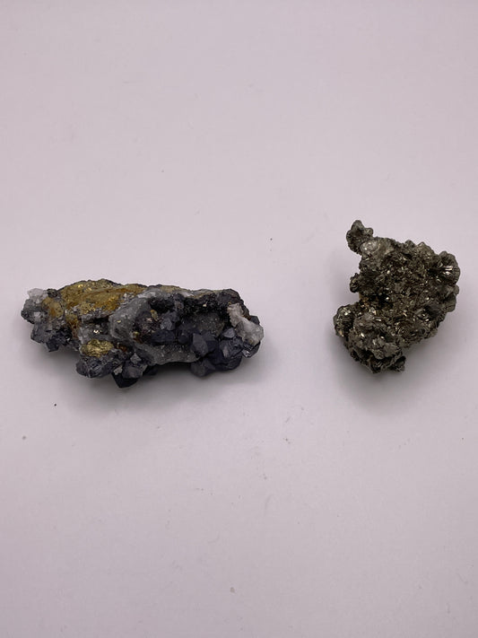 Small Pyrite Sphalerite Gemstone Specimen