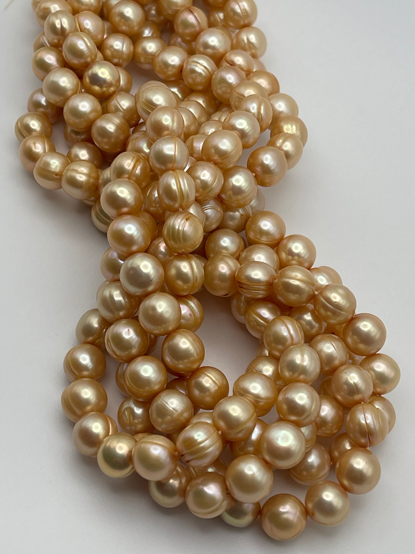 8-9mm Gold Potato Pearl