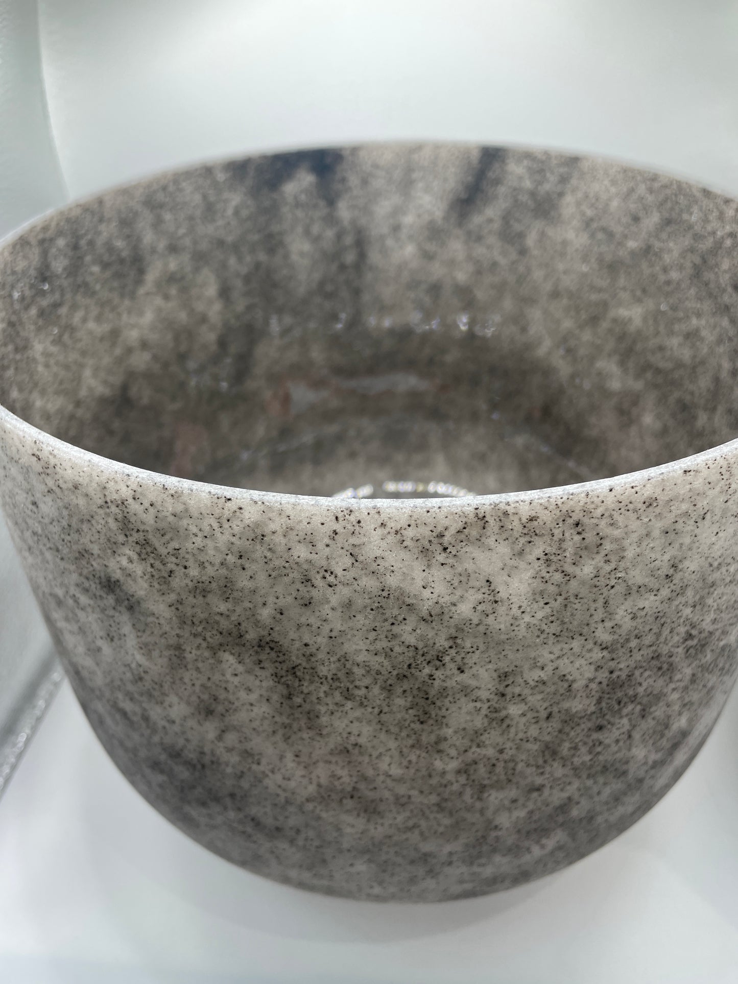 Obsidian Crystal Alchemical Fusion Singing Bowl Pure C