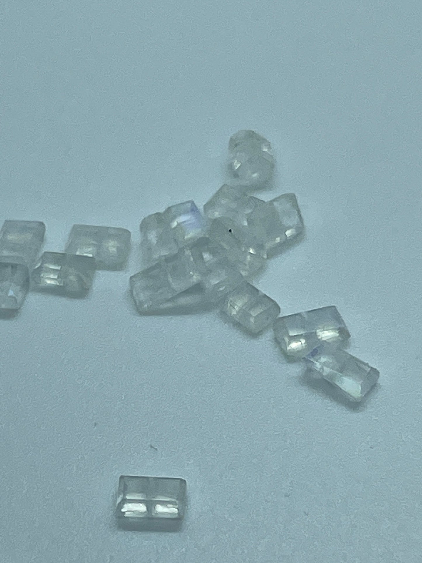 5-8mm Moonstone Square Single Bead