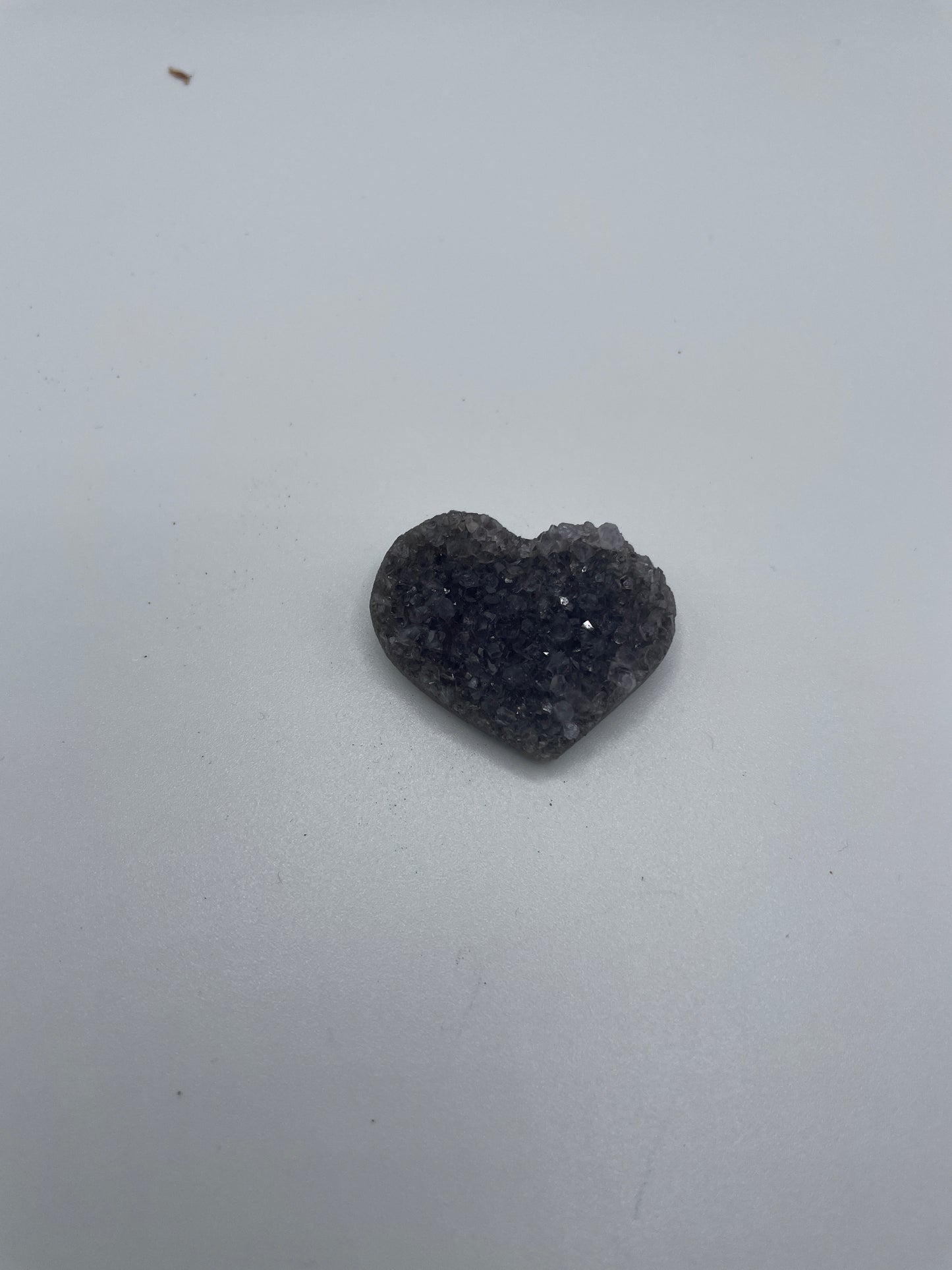 Small Amethyst Cluster Hearts