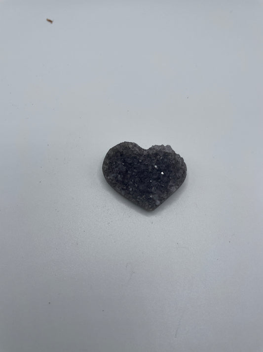 Small Amethyst Cluster Hearts
