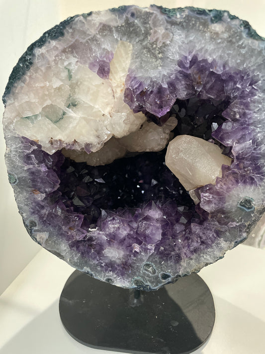Amethyst Specimen On Stand