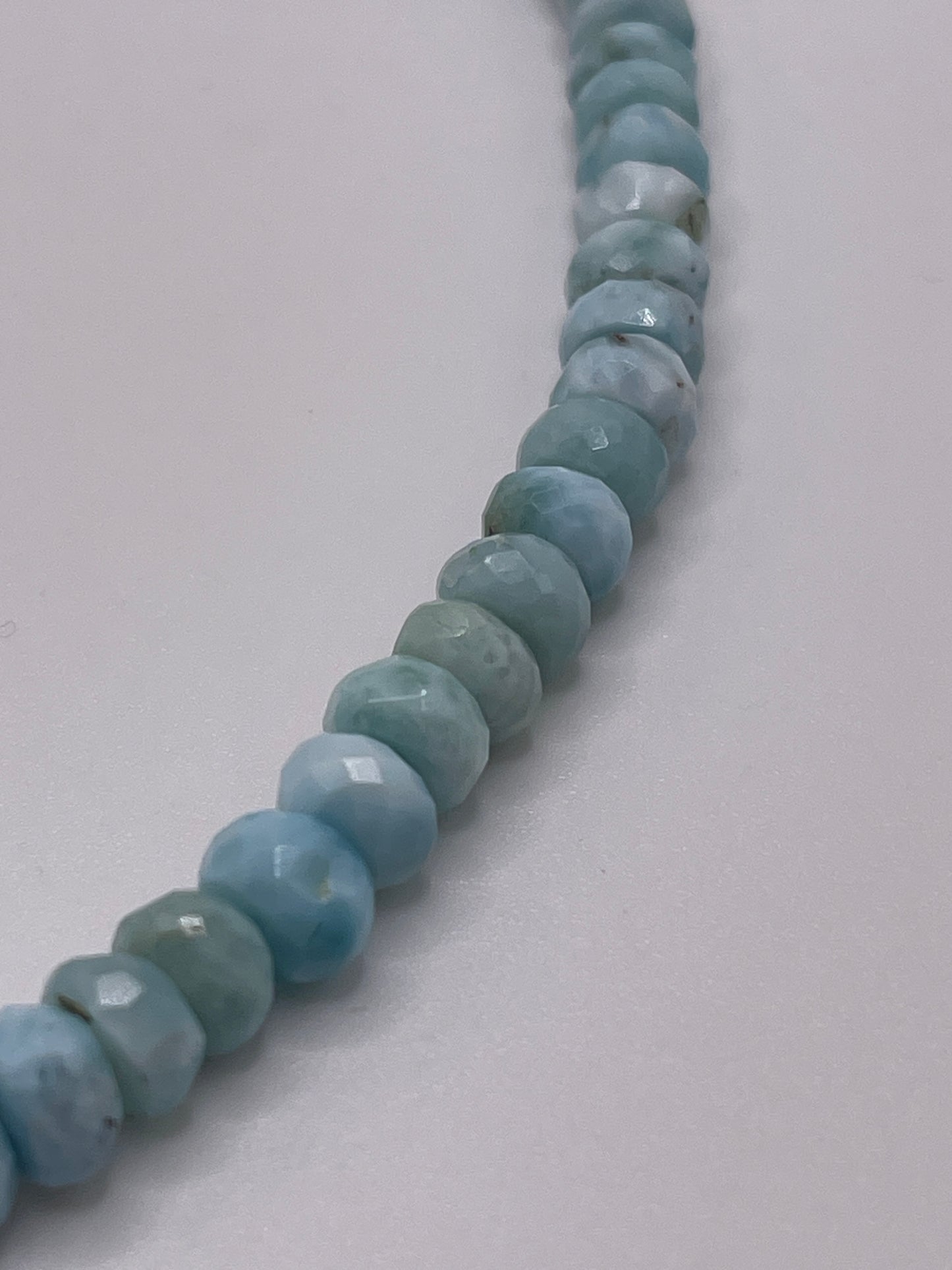 Larimar Faceted Graduated Rondell