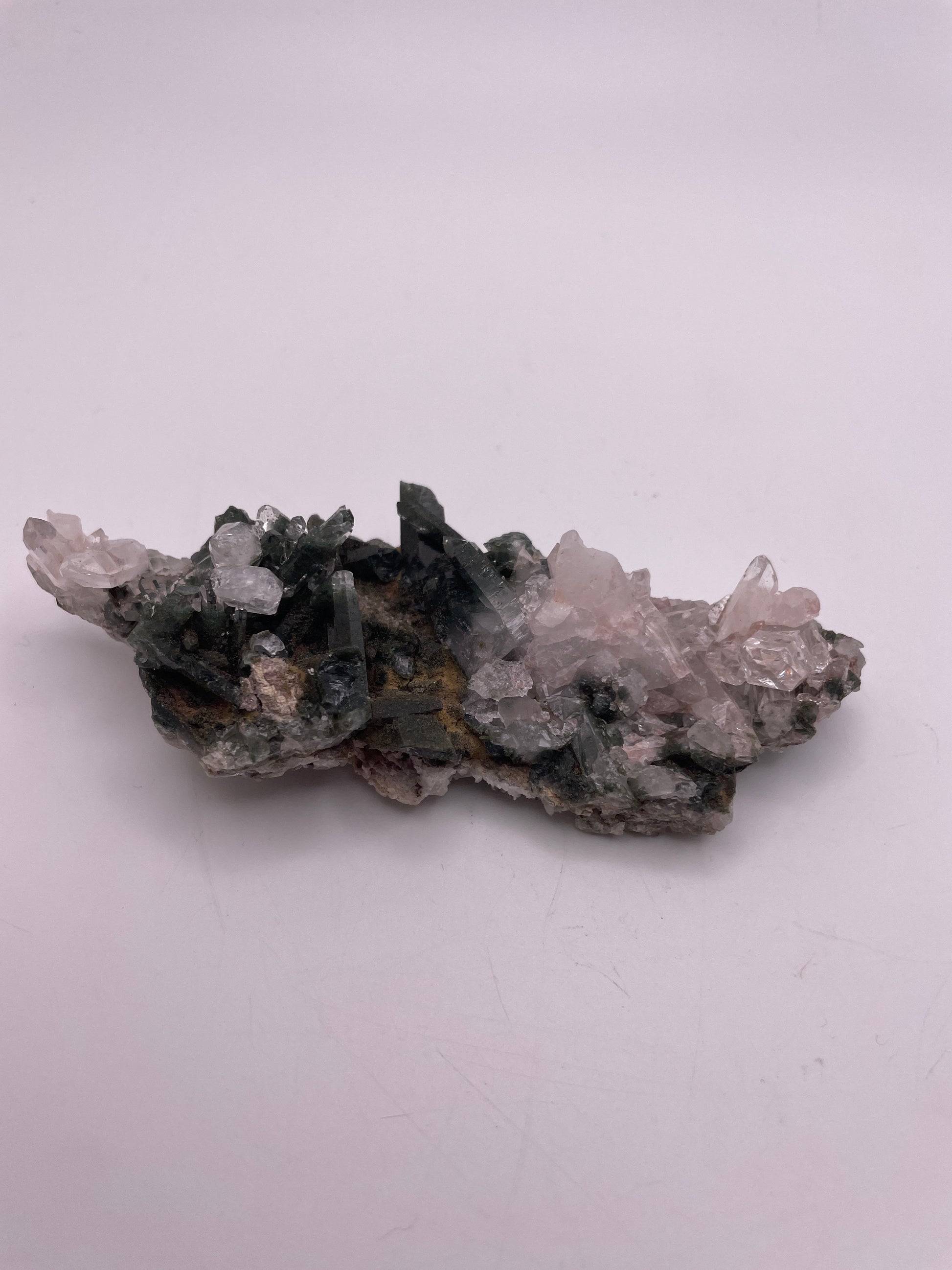 Pink Lemurian Quartz Cluster 4.5