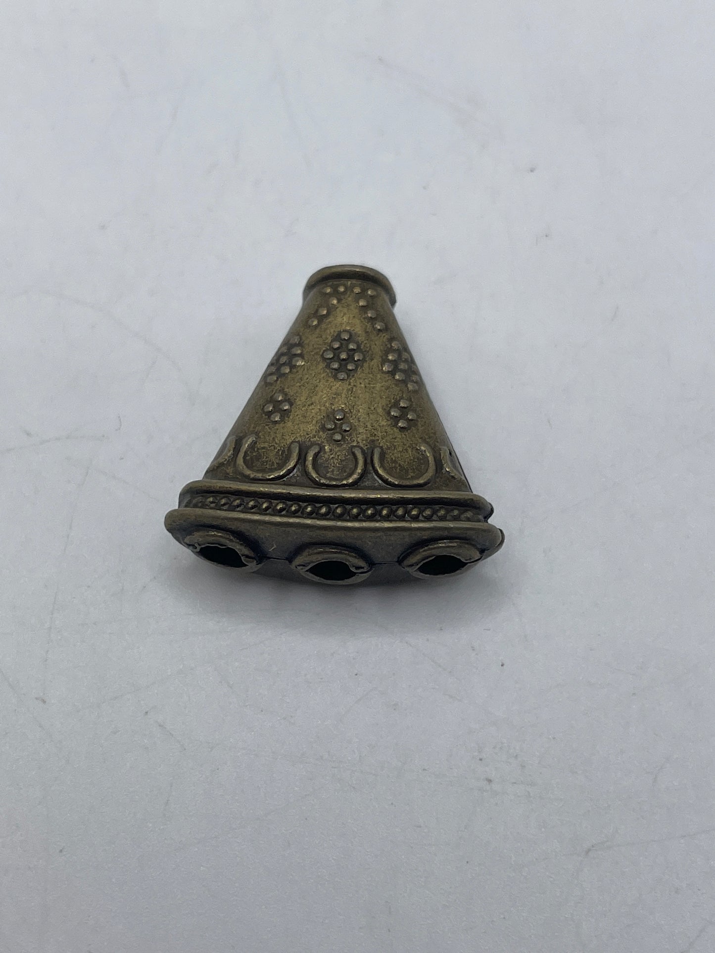 Pewter Multistrand Bead Connector