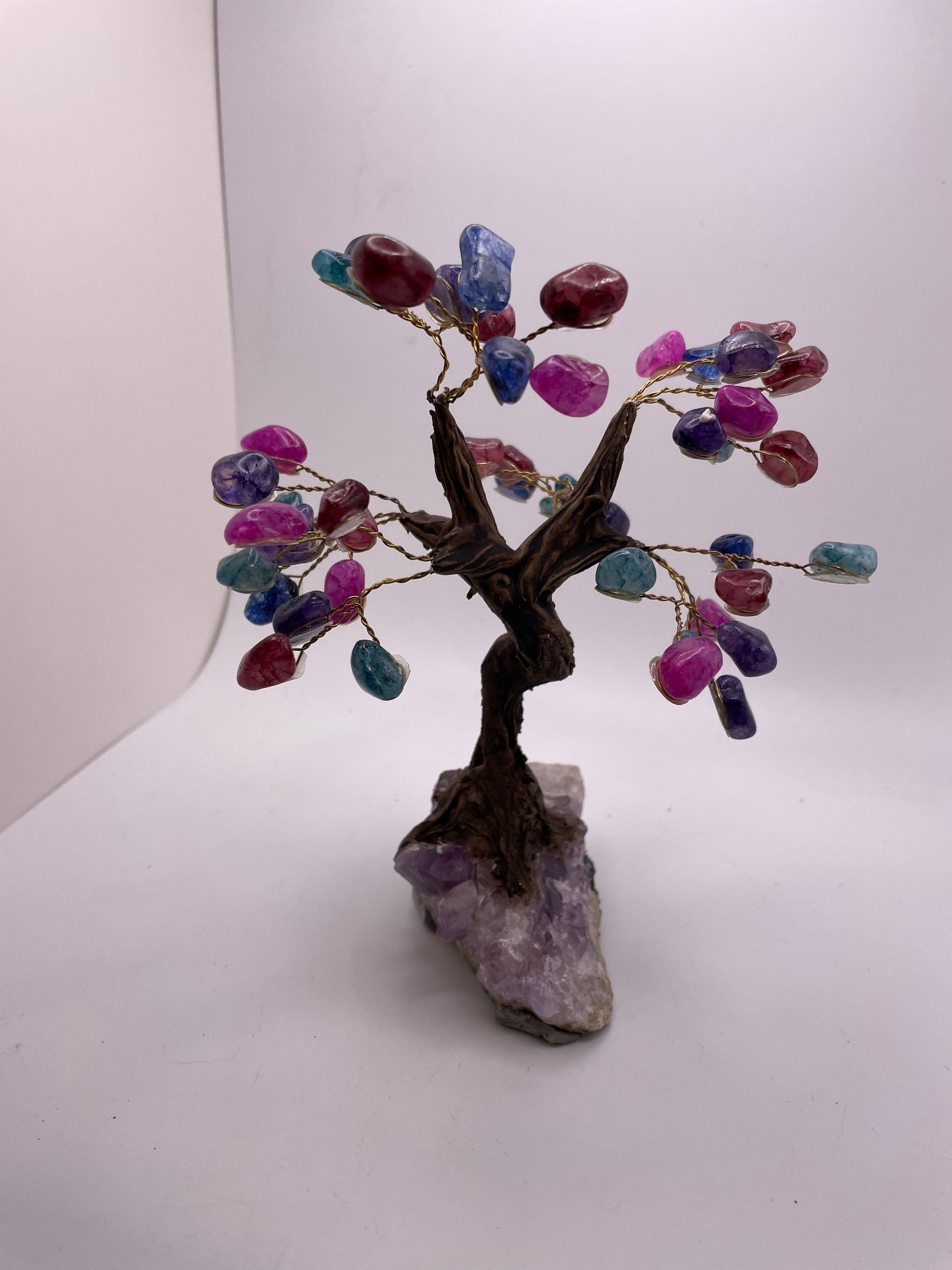 Large Gemstone Bonsai Tree on A Specimen