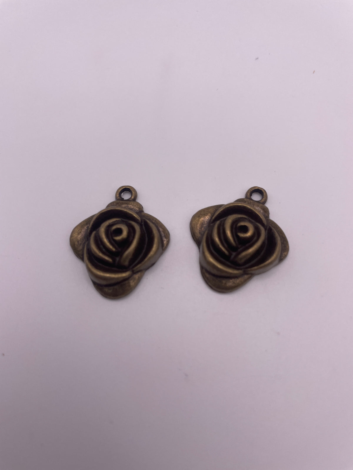 Pewter Rose Pendant 1.30