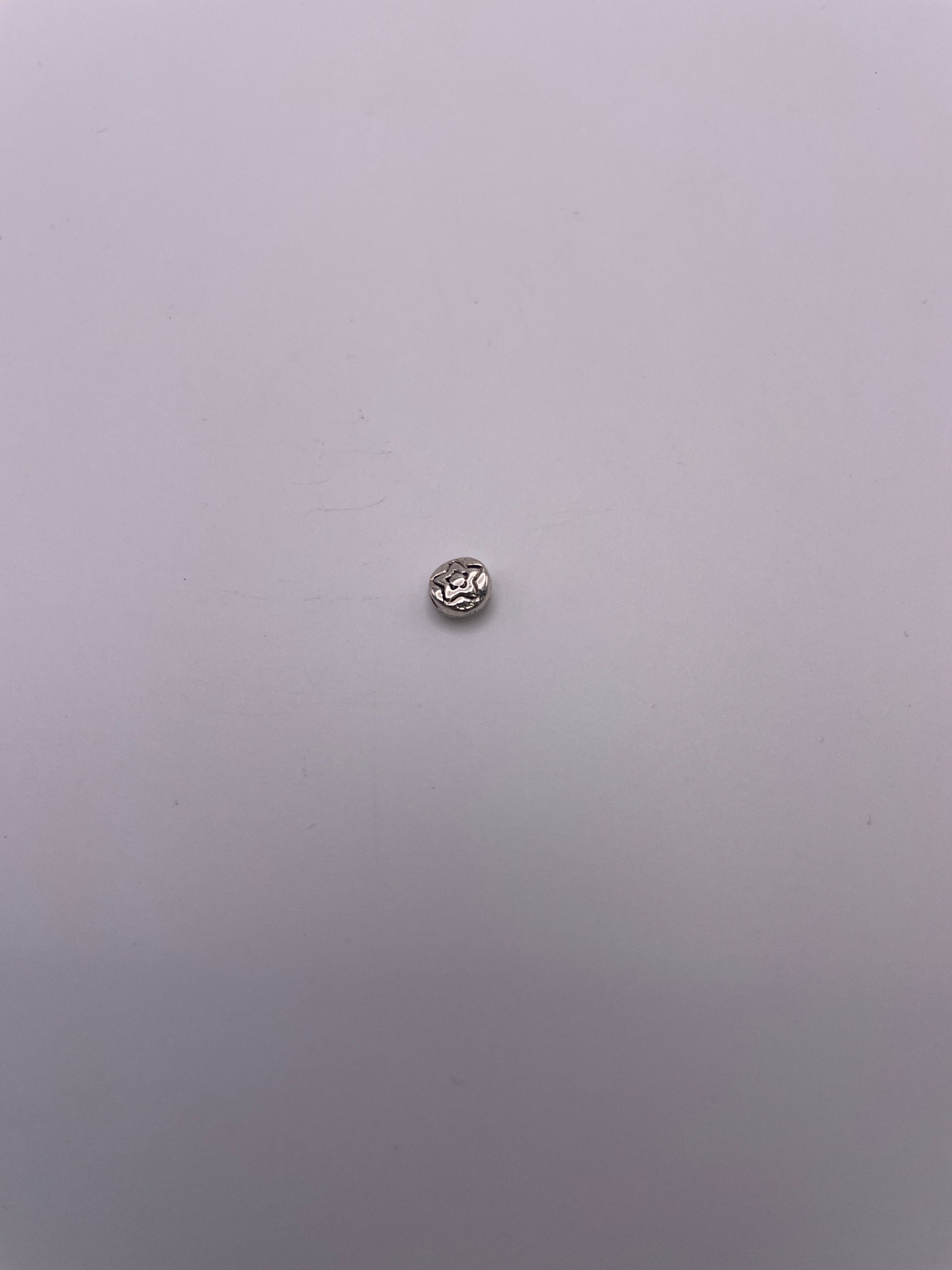 Pewter Star Bead .35